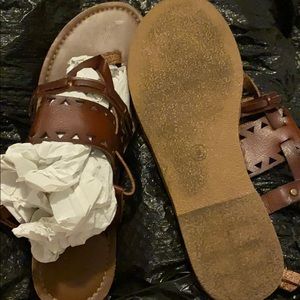 Brown sandals